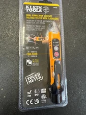 Klein NCVT3P Dual Range Non-Contact Voltage Tester with Flashlight, 12-1000V AC