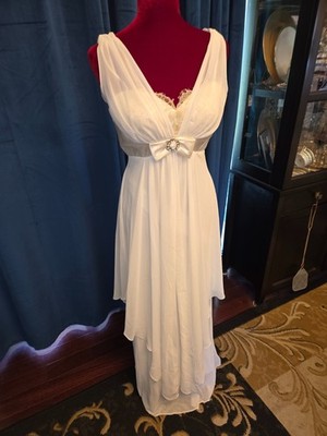 Grace Kelly Owned & Worn 50's White Chiffon Layered dress from Sydney  Guilaroff | eBay