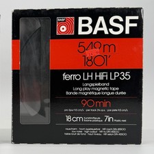 BASF Ferro LH HiFi LP35 Reel  to  Reel Tape 7  LP35 Long Play NEW Sealed NOS