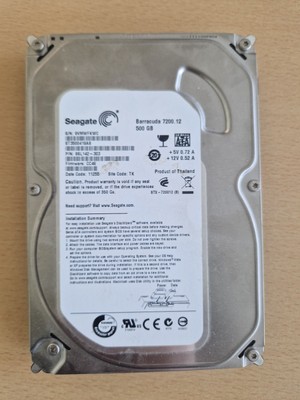 Seagate Barracuda 7200.12 500GB,Intern,7200RPM,8,89 cm (3,5 Zoll) (ST3500418AS)
