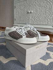 Jimmy Choo Sneaker Damen Größe 39 Leder  | Modell “Miami” Roségold | Neuwertig