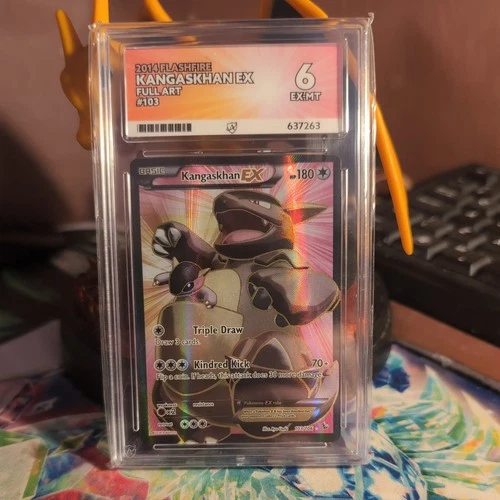 2014 Flashfire Kangaskhan EX Full Art 103 Ace Grade 6