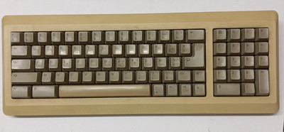APPLE M0110A T: TASTATUR mit NUMERIC + Kabel x MACINTOSH 128 / 512 / PLUS -OK !