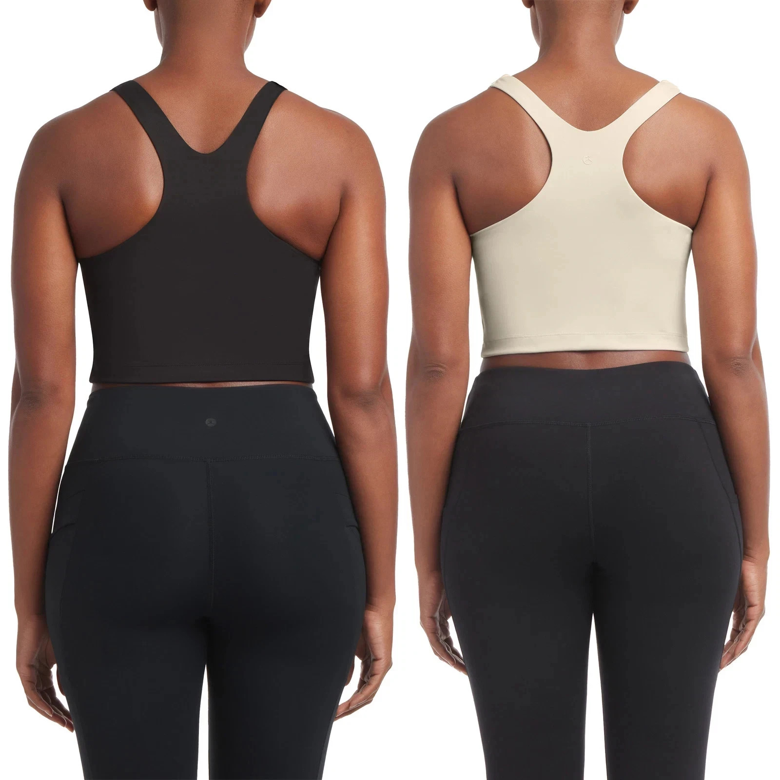 Danskin Women's 2 Pack Studio Bra Size L - Sports Bra Set, Open Box