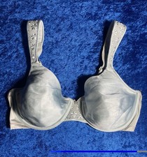 Vintage Playtex Secrets Bra 38c Pastel Blue Underwire Floral Comfort Straps