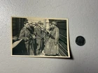 Vintage German Military Photo WWII Era Soldiers Bunker Uniforms Insignia