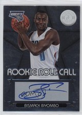 2012-13 Totally Certified Rookie Roll Call Silver Bismack Biyombo #22 Auto 1n6x