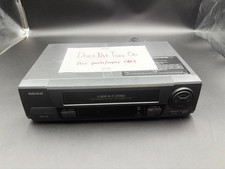 BROKEN Admiral VCR VHS Player Recorder JSJ 20450 T FOR PARTS OR REPAIR ONLY 