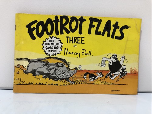 Vintage Footrot Flats Three By Murray Ball - Reprinted Edition 1985 - FC/GC