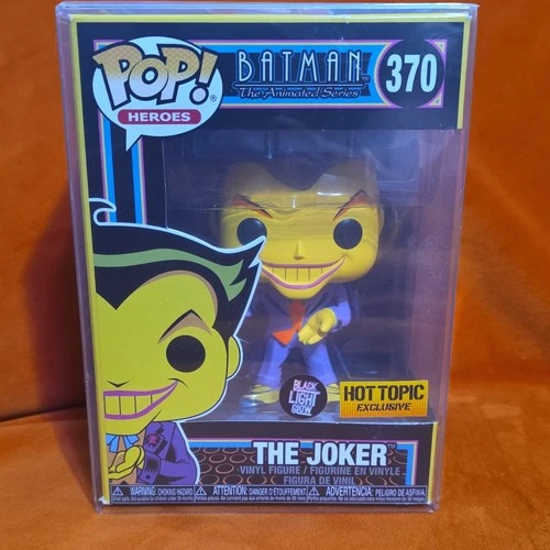 Funko Pop! Vinyl: The Joker #370 - Black Light Glow (Hot Topic Exclusive)