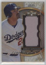 2013 Topps Triple Threads Unity Jumbo Relics 33/36 Adrian Gonzalez 2u3