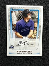 BEN PAULSEN 2011 Bowman #BP34 Colorado Rockies (Buy 10 get 10 Free)