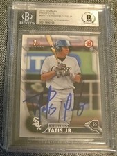 Fernando Tatis Jr. Signed Autographed 2016 Bowman Prospects Card Beckett BAS