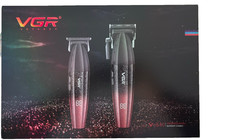 New Sealed RED VGR V-640 Professional Hair Oil Clipper Trimmer Set For Barbers