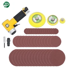 Mini Air Sander 1/2/3in Pneumatic Small Orbital Sander for Auto Body Work US