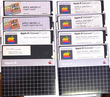 Apple III  Apple 3 Computer AppleWriter III Software Disks and Manuals Vintage