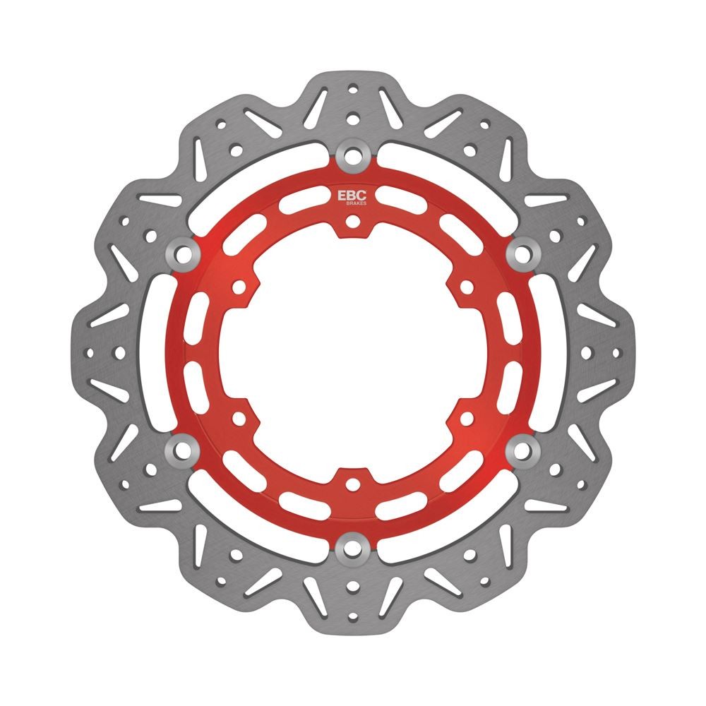 EBC Floating Vee Rotor Front Red Hub - VR2128RED