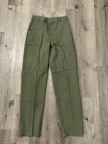 Vintage Military OG 507 Pants Mens 32x33 Fatigue Uniform Durable Press 60s