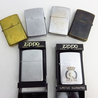 6 x Zippo Lighter Marlboro Trail Boss Western RNA Naval Untested Lot