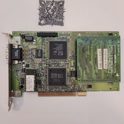 ATI Graphics Pro Turbo Mach64 PCI 2MB Video Card 109-25500-20 w Extended RAM