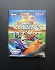 Turbo Blu-ray DVD Digital HD UV - Slipcover, CIB, Like New, Free Shipping