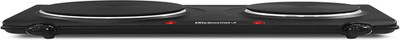 EDB-302BF Countertop Double Cast Iron Burner, 1500 Watts Electric Hot Plate, Tem