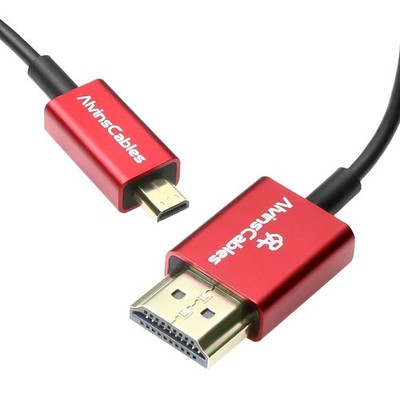 for Atomos Ninja V Sony Canon 8K 2.1 Micro HDMI to HDMI Ultra-Thin Coiled Cable
