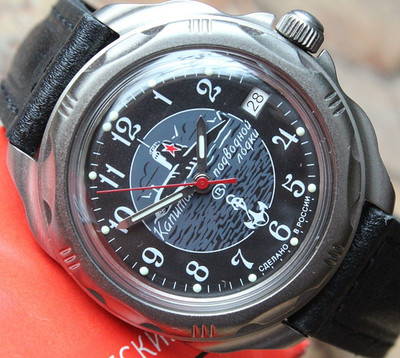 Vostok Komandirsky Mechanical Manual Winding Wrist Watch Submarine 216831