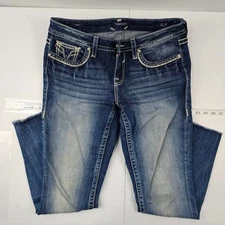 Vigoss heritage fit skinny jenas embroidered s10 blue L30 dennim womens 4467