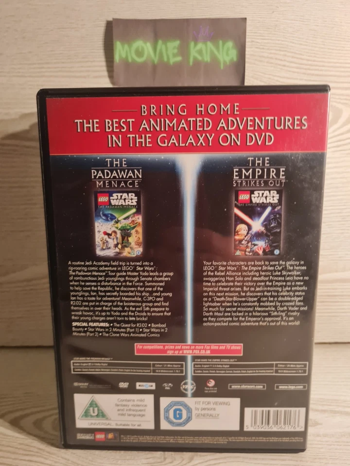 Chima/Ninjago/Hero Factory/Star Wars (DVD, 2017) Lego Bundle X9 [Region 2] [UK] - Image 4 of 4