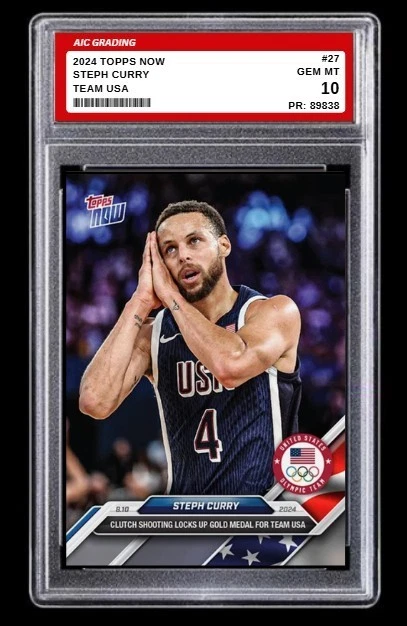 Stephen Curry Basketball Grade 10 Rookie Sports Trading Cards