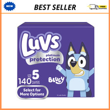 Luvs Platinum Protection Baby Diapers Size 5, 140 Count, Leak Guard Protection