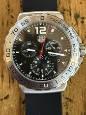 Tag Heuer Formula 1 CAU1112 Chronograph Black Dial 42 mm Quartz Men's Watch READ 18