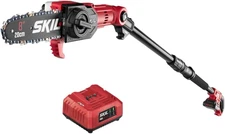 20V 8’’ Cordless Pole Saw Kit, 10-Foot Reach Pivot Head, 2.0Ah Battery & Charger