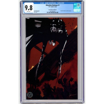 #ad Absolute Batman: #1 Jock CGC 9.8 NYCC Foil CVR C 2024 $229.99
