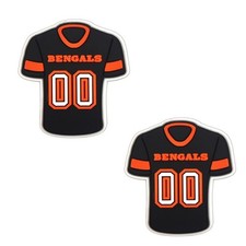 NFL Cincinnati Bengals Football Team Shoe Charms - 2 pieces