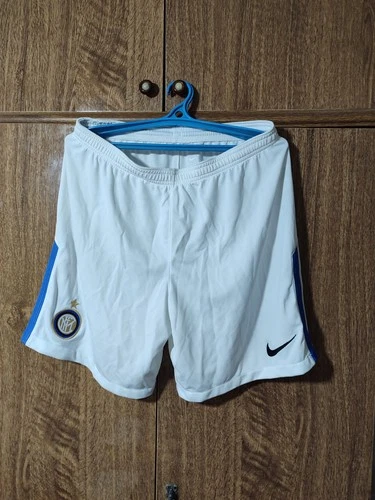 Inter Milan Internazionale FC Nike Football Shorts 2017/2018 Soccer Men Size L