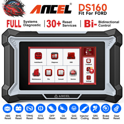 ANCEL All System OBD2 Diagnostic tool Bidirectional Code Reader Fit for Ford US