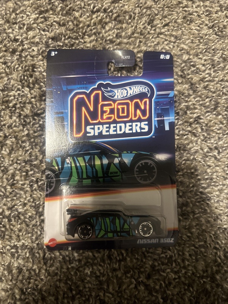 2024 Hot Wheels Neon Speeders 8/8 Nissan 350Z Black