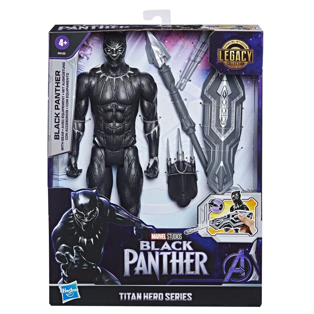 Wakanda Forever Black Panther Legacy Collection Titan Hero Series