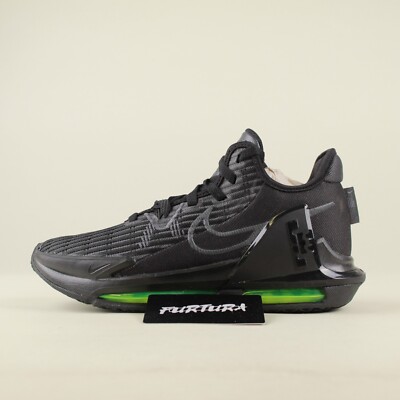 Nike Lebron Witness VI 6 Volt Black CZ4052-004 Men's Size 6.5