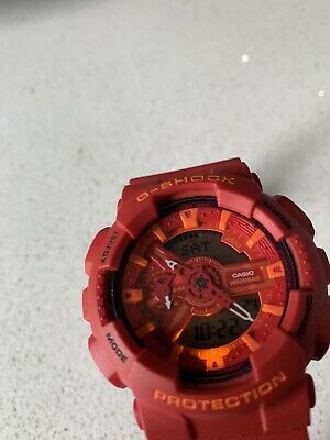 CASIO Watch G-SHOCK GA-110AC-4AJF Men's RED in Box USA SELLER