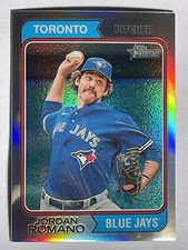 Jordan Romano 2023 Topps Heritage High Number  #544 CHROME Refractor 327/374