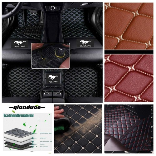 For Ford Mustang 1994-2023 Car Floor Mats Carpets Waterproof Anti-Slip Auto Pad
