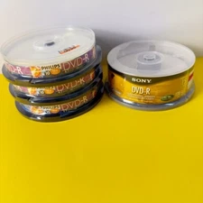 NEW~DVD-R Recordable Media Pack~4.7 GB 120 Min 16X~40 Blank Discs~Phillips~Sony