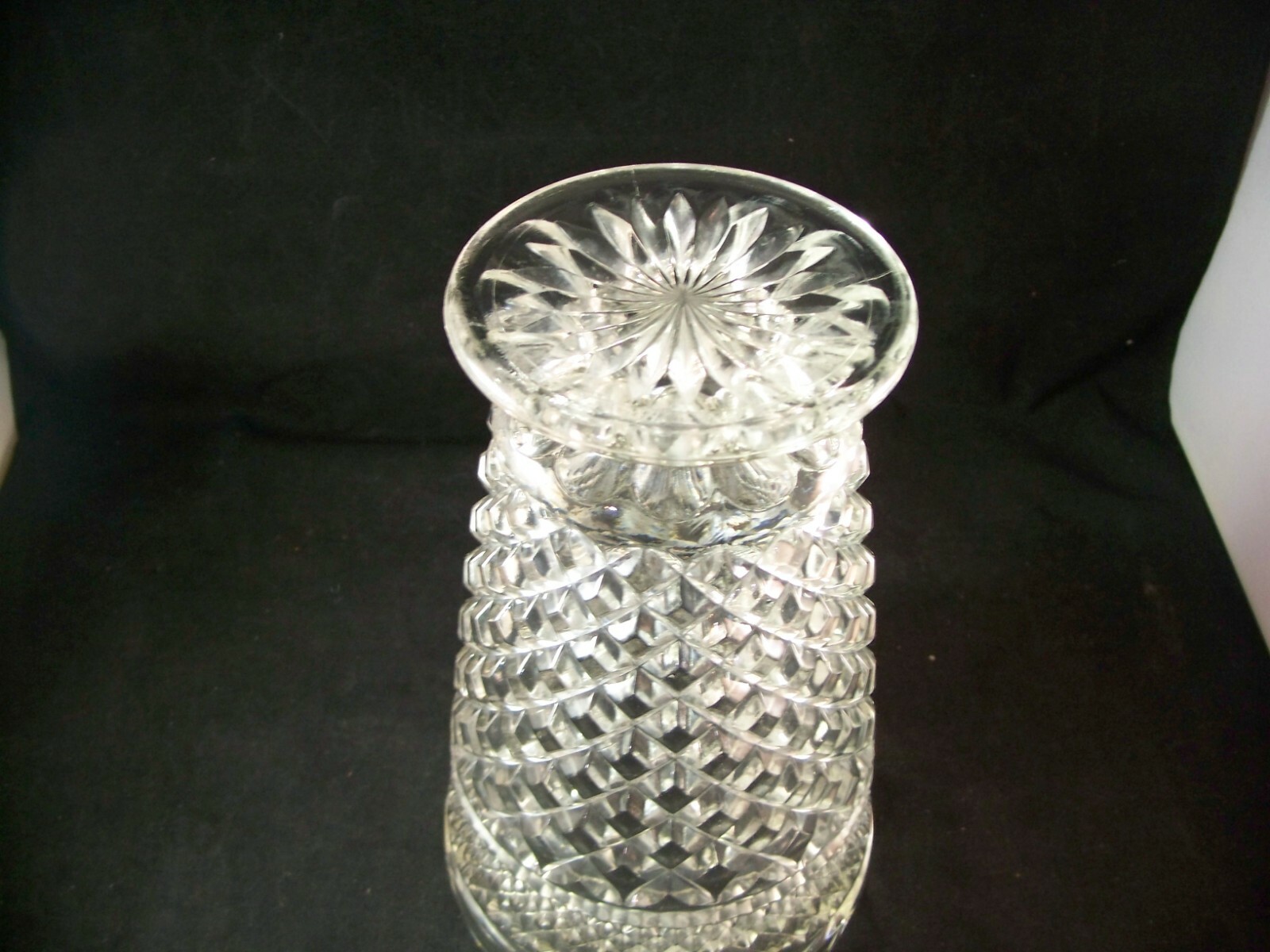 Wexford By Anchor Hocking Large Crystal Vase eBay