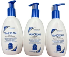 Vanicream Gentle Facial Cleanser with Pump Dispenser 8oz ( 3 pack )  