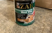 NOS 1-quart ZAR Golden Oak 127 Oil Based Interior Wood Stain DISCONTINUED