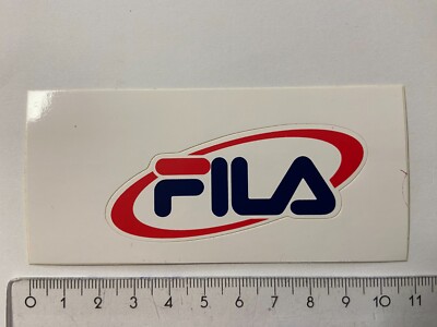 Alter Aufkleber Sticker Fila Sportkleidung Sport (4c)