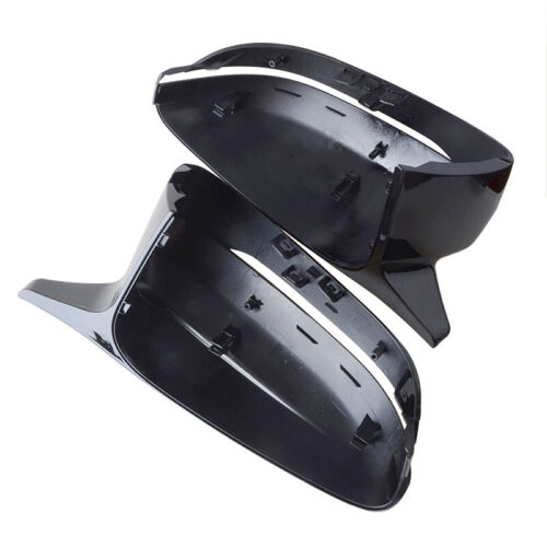Gloss Black Side Mirror Cover Caps For BMW G20 G21 G22 G30 G31 G11 G14 G15 2PCS - Picture 8 of 18